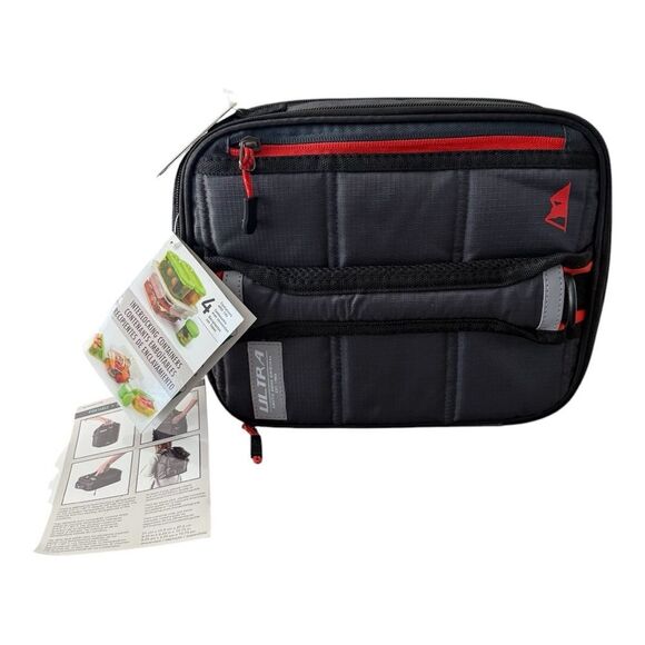 Ultra Artic Zone Lunch Box Expandable 4 Interlocking Containers Portable